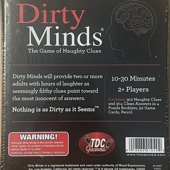 SEALED - Dirty Minds - The Game of Naughty Clues - Picture 2 of 2